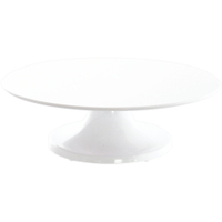 SCHNEIDER Tortenplatte aus Melamin,  drehbar,  Ø 32 cm 227028,  Farbe: weiß,  Höhe: 100 mm