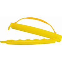 SCHNEIDER Verschluss-Clip,  gelb,  mit Griff 391902,  1 Packung = 4 Stück,  285 mm