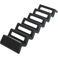 SCHNEIDER Wavy Snack-Verkaufsständer,  Wellenform,  schwarz 227650,  Maße: 560 x 45 x 168 mm