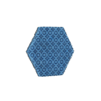 Scotch-Brite™ Handpad 2000HEX,  blau 2000HEX,  1 Karton = 15 Stück