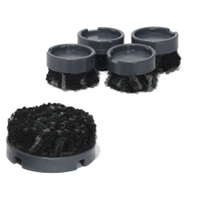 scratchnomore FootClick Stuhlgleiter für Hartböden 8210945000,  1 Packung = 4 Stück,  Ø 44 mm