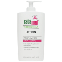 sebamed Trockene Haut Lotion Parfümfrei UREA AKUT 5% 204401,  400 ml - Pumpflasche