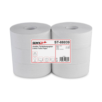 Semytop Jumbo Toilettenpapier,  2-lagig,  Ø 25 cm 1 Paket = 6 Rollen