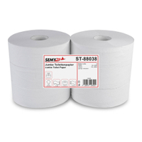 Semytop Jumbo Toilettenpapier,  2-lagig,  Ø 28 cm 1 Paket = 6 Rollen