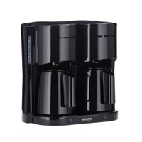 SEVERIN Filterkaffeemaschine Duo,  mit 2 Thermokannen 5829,  Farbe: schwarz
