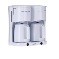 SEVERIN Filterkaffeemaschine Duo,  mit 2 Thermokannen 5830,  Farbe: weiß