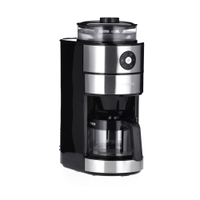 SEVERIN Kaffeemaschine mit Mahlwerk,  Edelstahl gebürstet 4811,  1 Stück