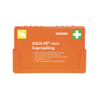 Söhngen AQUA NIT maxi Box Augenspülung 2010023,  2 x 500 ml sterile Augenspüllösung + Augenspülwanne