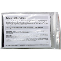 Söhngen Baldur-Silberwindel Rettungsdecke mit Kapuze 0703003,  1 Beutel = 1 Silberwindel mit Kapuze