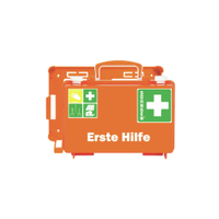 Söhngen Erste-Hilfe-Koffer QUICK-CD,  DIN 13157 3001125,  Maße: ca. 26 x 17 x 11 cm