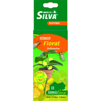SILVA Gelbstecker Floral 55714341,  1 Packung = 6 Stützen + 12 Fallen