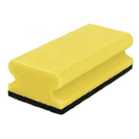 Sito Küchenschwamm Vlies,  mit Griff,  medium 551620/40503,  1 Packung = 10 Schwämme,  gelb/schwarz