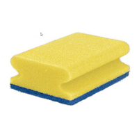 Sito Putzschwamm Vlies,  nicht kratzend,  7 x 15 x 4, 5 cm 551500/40624,  1 Packung = 10 Schwämme,  gelb/blau