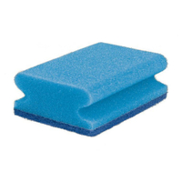 Sito Putzschwamm Vlies,  nicht kratzend,  7 x 15 x 4, 5 cm 551510/40623,  1 Packung = 10 Schwämme,  blau/blau