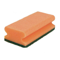 Sito Spülschwamm Vlies,  extra stark 551670/42500,  1 Packung = 10 Schwämme,  orange/grün