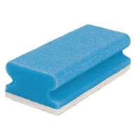 Sito Spülschwamm Vlies,  nicht kratzend,  15, 3 x 5, 9 x 4, 2 cm 551560/40498,  1 Packung = 10 Schwämme,  blau/weiß
