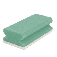 Sito Spülschwamm Vlies,  nicht kratzend,  9, 5 x 6, 9 x 4, 2 cm 551660/40476,  1 Packung = 10 Schwämme,  grün/weiß