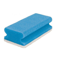 Sito Spülschwamm Vlies,  nicht kratzend,  groß,  8, 6 x 15, 3 x 4, 2 cm 551780/40491,  1 Packung = 10 Schwämme,  blau/weiß