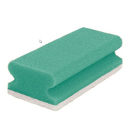 Sito Spülschwamm Vlies,  nicht kratzend,  groß,  8, 6 x 15, 3 x 4, 2 cm 552260/40631,  1 Packung = 10 Schwämme,  grün/weiß