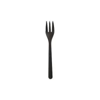 Snackgabeln,  Bio-PP,  extra stabil,  13 cm 96569,  1 Karton = 20 Packungen à 50 Stück,  Farbe: schwarz