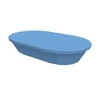 Snackschalen mit Deckel To Go,  oval,  204 x 119 x 43 mm 01353043-00000,  1 Stück,  Farbe: behagliches blau