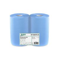 Sobsy Putztuchrolle,  36 x 37, 5 cm,  2-lagig 1 Karton = 2 Rollen à 500 Blatt