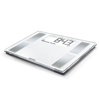 SOEHNLE Shape Sense Profi 100 Digitale - Personenwaage 63868,  Farbe: weiß / silber