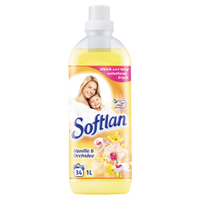 Softlan Weichspüler 1 Liter - Flasche,  34 Waschladungen,  Vanille & Orchidee