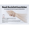 Sonax Hand-Desinfektionstücher 04010000,  1 Packung = 2 Tücher