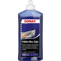 SONAX Politur Polish + Wax Color 02962000,  500 ml - Flasche,  Farbe: blau