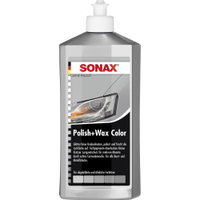 SONAX Politur Polish + Wax Color 02963000,  500 ml - Flasche,  Farbe: silber/grau