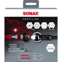 SONAX PROFILINE 85 Schaumpad,  hart 04942000,  1 Packung = 4 Stück