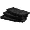 SONAX ReinigungsPads,  hart 4904000,  1 Packung = 5 Stück,  schwarz