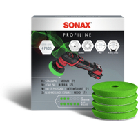 SONAX SchaumPad medium,  75 mm 04985000,  1 Karton = 4 Stück
