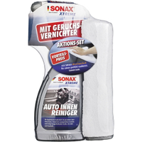 SONAX XTREME Auto InnenReiniger AktionsSet,  2-teilig 02219410,  1 Set = 1 Autoinnenreiniger (500 ml),  1 Microfasertuch