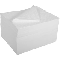 Sorbent Öl-absorbierende Tücher,  perforiert,  Einzeltücher 1 Karton = 100 Tücher
