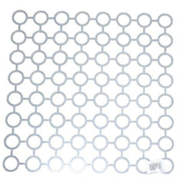 Spülbeckenmatte aus Polyethylen 12045202,  weiß