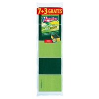 Spontex Duo Anti-Fett Reinigungsschwamm 19.311.069,  1 Packung = 7 Stück + 3 gratis