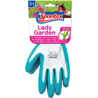 Spontex Lady Garden Handschuh 12130146,  1 Paar,  Größe: 6-6, 5 (farbig sortiert)