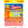 Spontex Microfibre Collection Mikrofasertücher,  waschbar bis 60°C 19780037,  1 Packung = 5 Mikrofasertücher