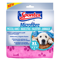 Spontex Microfibre Haustier Reinigungstuch,  40 x 80 cm 19700127,  1 Stück,  farbig sortiert