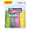 Spontex Microfibre-Set 4er 19741032,  1 Set = 4 Tücher