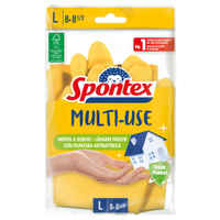 Spontex Multi Use,  Haushaltshandschuhe,  Gummihandschuhe,  gelb 12202168,  1 Paar,  Größe L - 8-8, 5