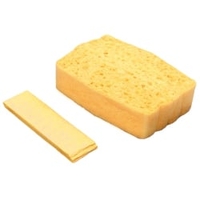 Spontex Quellschwämme aus Viskose 33711006,  1 Packung = 10 Stück,  Größe Midi (135x90x37 mm)