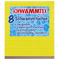 Spontex Schwammtex Schwammtücher 19121023,  1 Packung = 8 Schwammtücher