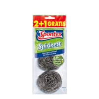 Spontex Spirinett 2+1 Edelstahl-Spiralen 19331002,  1 Packung = 3 Stück