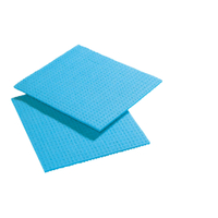 Spontex Spongyl 87,  Schwammtuch,  Zellulose-Baumwolle,  blau 95010087,  1 Packung = 10 Tücher