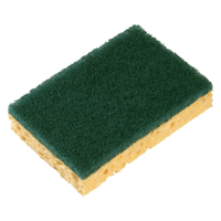 Spontex Sponrex 74 Scheuerschwamm,  grün-beige 95020074,  1 Packung = 10 Schwämme