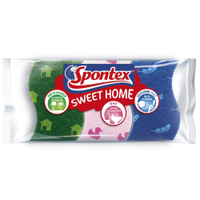 Spontex Sweet Home Schwamm-Set 19500017,  1 Packung = 3 Stück