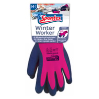Spontex Winter Worker,  Strickhandschuhe,  latexbeschichtet 12311117,  1 Paar,  Größe: 7 - 7, 5 (M)